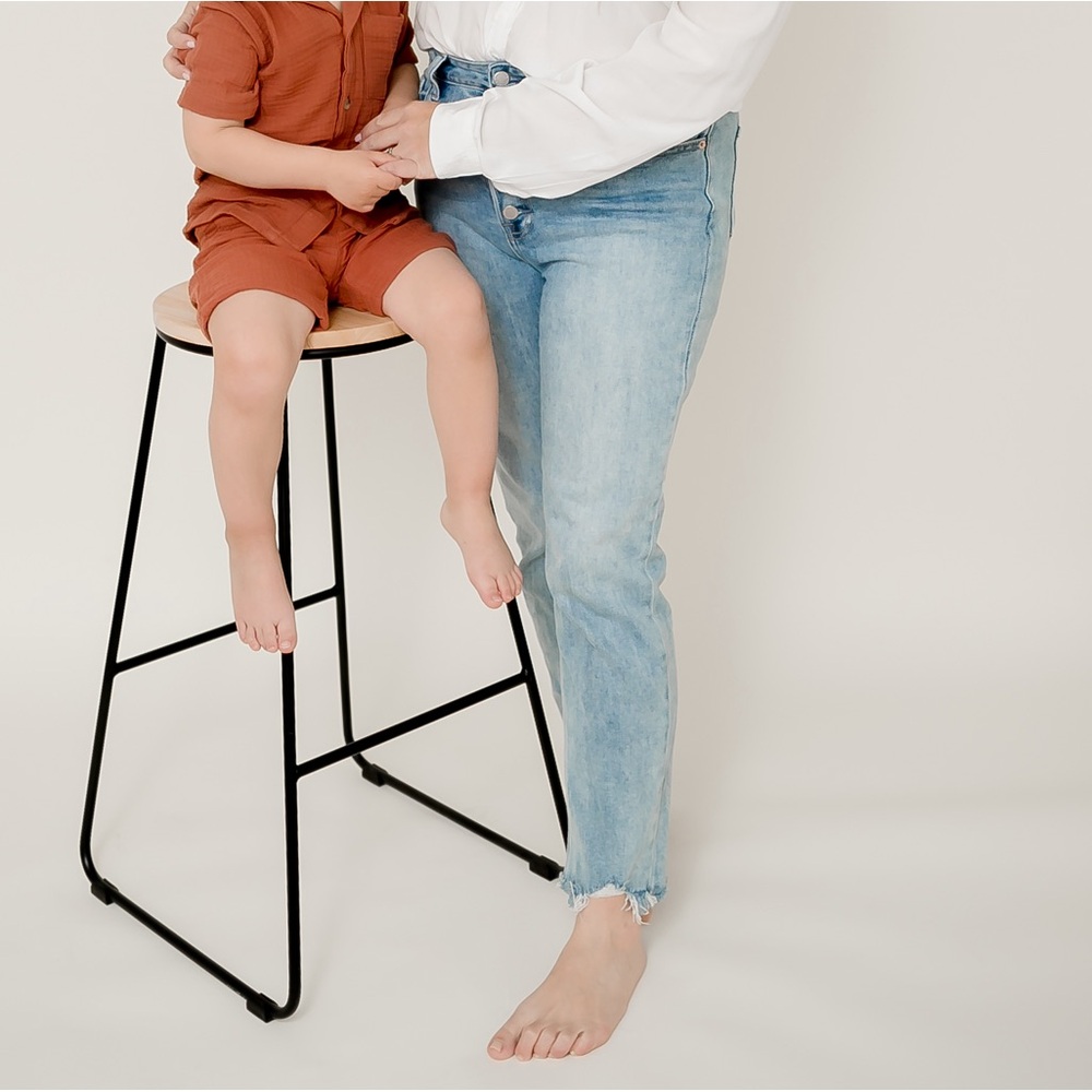 Just USA straight leg light denim jeans